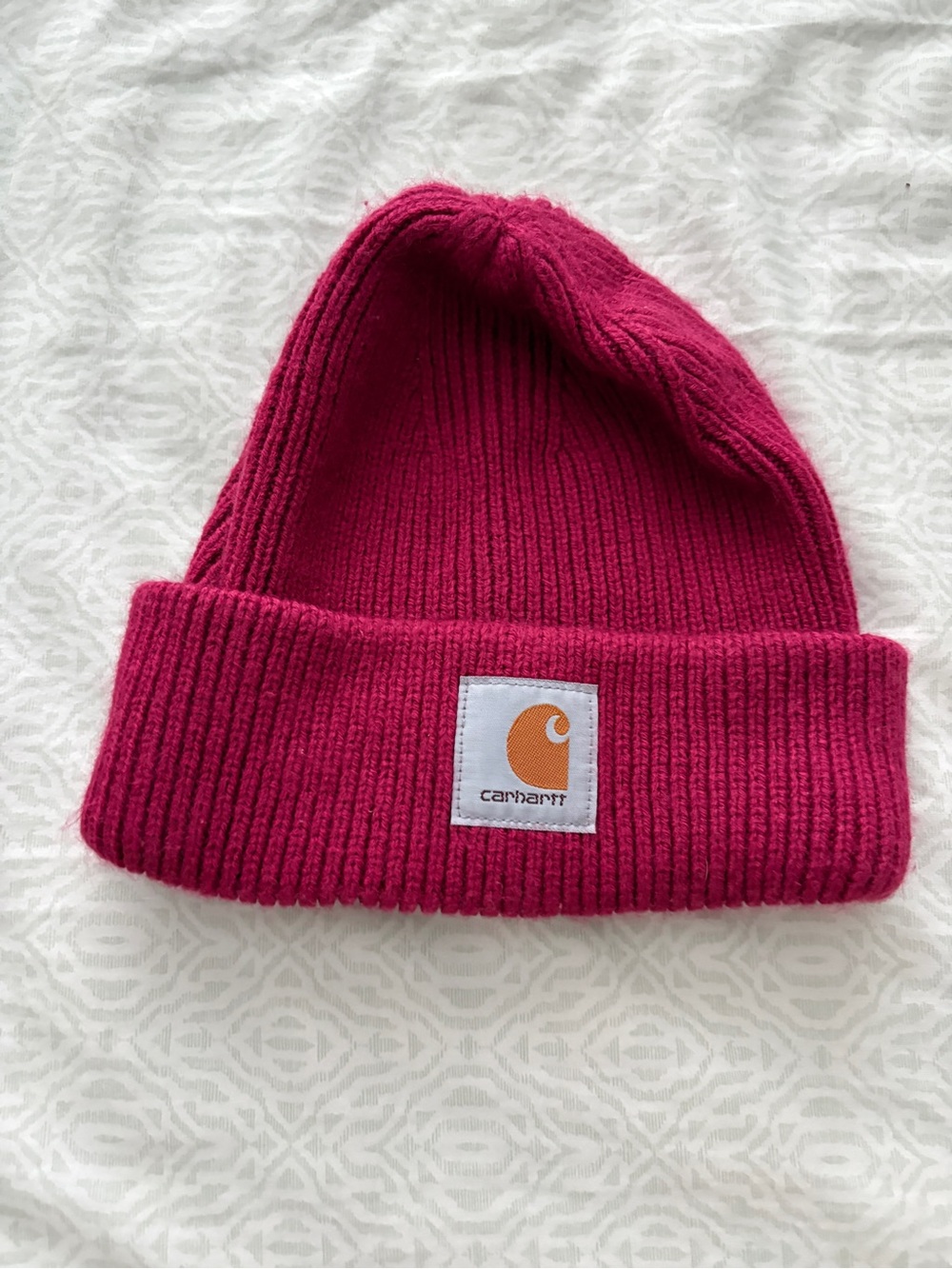 Carhartt Raspberry Pink Knit Beanie
